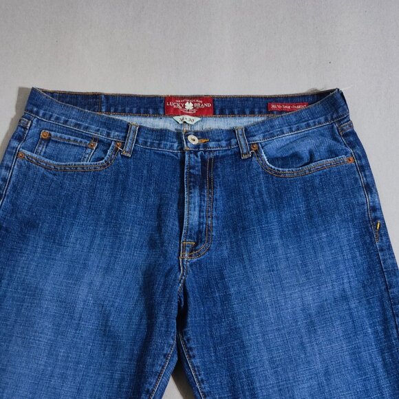 Lucy Brand Jeans men's size 36X30 ink blue colour 361 Vintage Straight jeans - Picture 2 of 13